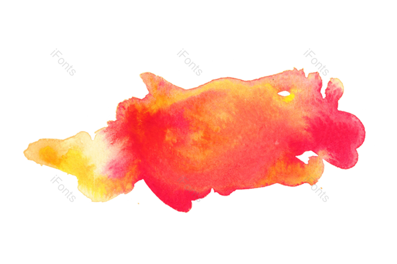 水墨图片,墨迹元素,水彩PNG,彩色免抠素材